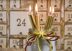 Vánoční dekorace - adventní kalendář